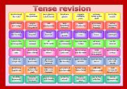 English Worksheet: Verbs for tense revision