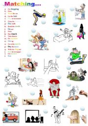 English Worksheet: DAILY ACTIVITIES