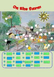 English Worksheet: ON THE FARM