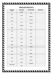 English Worksheet: Irregular verbs test II