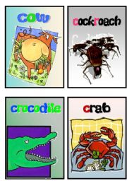 English Worksheet: animals