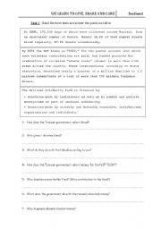 English Worksheet: philanthropy