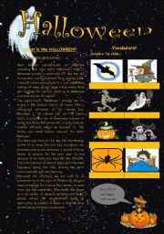 English Worksheet: Halloween