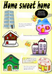 English Worksheet: TYPES OF HOUSES