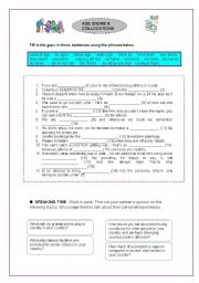 English Worksheet: Age idioms & collocations