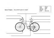 English worksheet: Bike / Means of Transport