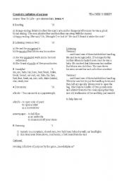 English Worksheet: Creativity, infinitive of purpose 2