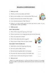 English worksheet: Asterix and Obelix Comic (The Golden Sickle) - Reading Comprehension