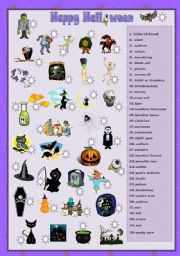 English Worksheet: Halloween 2010 set 3  -  Matching exercise