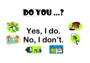 English Worksheet: DO YOU...?