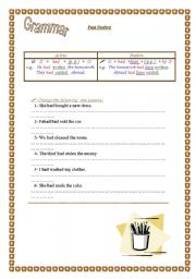 English worksheet: Past Perfect