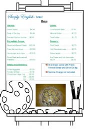 English Worksheet: Ordering in a restaurant