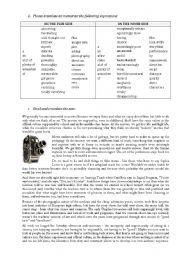 English Worksheet: cinema