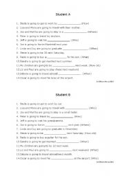 English Worksheet: WH -QUESTIONS WITH GOING TO (PLANS)
