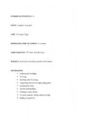 English worksheet: short story lesson plan 