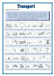 English Worksheet: Transports