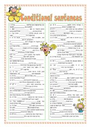 English Worksheet: Conditional sentences