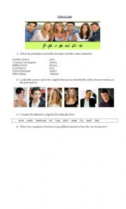 friends characters description