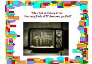 English Worksheet: TV shows