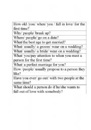 English Worksheet: Relationship - discussion 