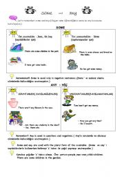 English worksheet: quantifiers