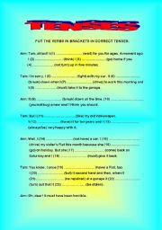 REVISION OF TENSES +ANSWER KEY