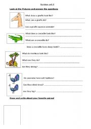 English worksheet: Back Pack 2 Unit 8