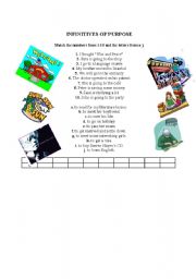English Worksheet: Infinitives of Purpose