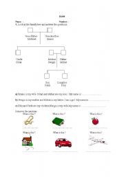 English worksheet: consolidation