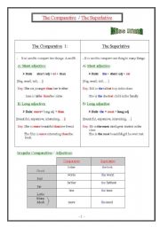 The Comparative and The Superlative