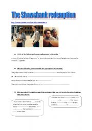 The Shawshank Redemption  (trailer worksheet)