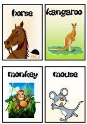 English Worksheet: animals