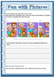 English Worksheet: fun with pictures 5