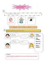 English Worksheet: EXPRESSING SURPRISE