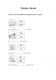 English Worksheet: starters and movers prep
