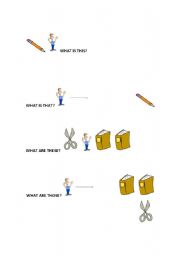 English Worksheet: this and that