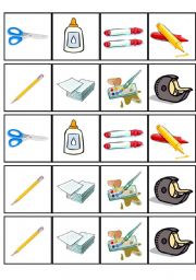 English Worksheet: Classroom stuffs