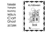 English Worksheet: My Halloween Book (First 6 pages)