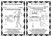 English Worksheet: My Halloween Book (Last 6 pages)