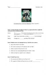 English Worksheet: The Big Bang Theory: Season 4, episode 1: The Robotic Manipulation