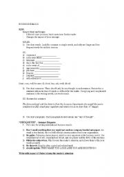 English Worksheet: Writing Business Emails