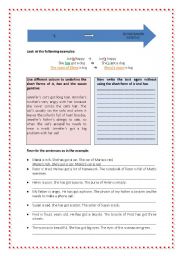 English Worksheet: S = IS/HAS/ SAXON GENITIVE