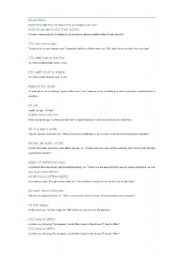 English Worksheet: American idioms