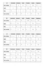 English Worksheet: pairwork have got