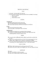 English worksheet: FRUITCAKE SPECIAL