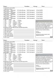 English doble basic test