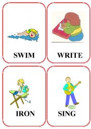 set of action flashcards (2/2)