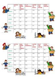 English Worksheet: Present Simple