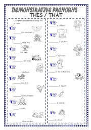 DEMONSTRATIVE PRONOUNS