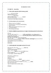 English worksheet: If it kills me - Jason Mraz